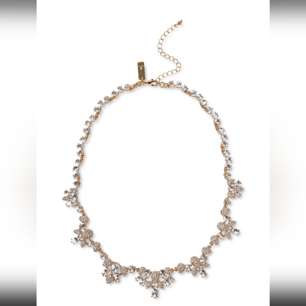 NWT  I.N.C. International Concepts Crystal Cluster 16” necklace.